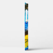 アートテクスチャ、クリエイティブ油の背景ストライプの、  Case-Mate iPhoneケース (裏面 / 左)