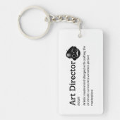 アートディレクターの定義 – 映画おもしろいクルー キーホルダー (正面)