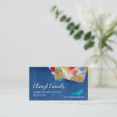 アートディレクター: デザインのスタジオのグラフィックアーティストペインター 名刺 (スタンド正面)