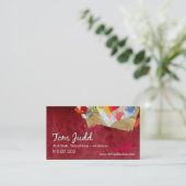 アートディレクター: デザインのスタジオのグラフィックアーティストペインター 名刺 (スタンド正面)