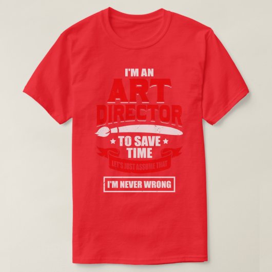 アートディレクター Tシャツ (デザイン正面)