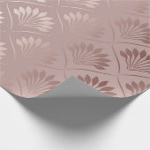 アートデエレガントコ金ゴールド格子パターン ラッピングペーパー (角)