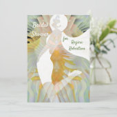 アートデコのウェディングシャワー招待状 招待状 (スタンド正面)