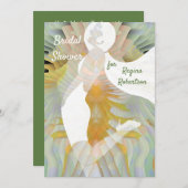 アートデコのウェディングシャワー招待状 招待状 (正面/裏面)