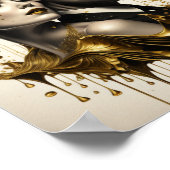 アートデコのカップル ポスター (角)