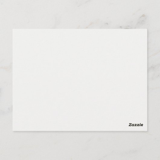 アートデコのクリスマスツリー葉書 ポストカード (裏面)