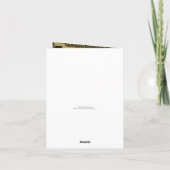 アートデコのシャンデリア 黒 金 結婚式 感謝 (裏面)