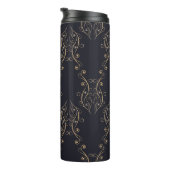 アートデコのシームレスパターン。ヴィンテージ背景 タンブラー (回転右)