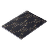 アートデコのシームレスパターン。ヴィンテージ背景 ノートブック (左側)