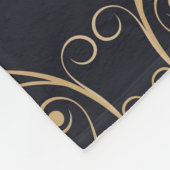 アートデコのシームレスパターン。ヴィンテージ背景 フリースブランケット (角)