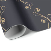 アートデコのシームレスパターン。ヴィンテージ背景 ラッピングペーパー (ロールコーナー)