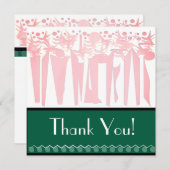 アートデコのホリデー シーズンカード (正面/裏面)