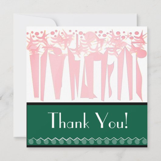 アートデコのホリデー シーズンカード (正面)