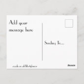 アートデコのポストカードをカスタマイズ - エンパイアステートビル ポストカード (裏面)