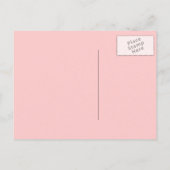 アートデコの花嫁 インビテーションポストカード (裏面)