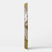 アートデコの花模様。花の金ゴールド線芸術展 Case-Mate iPhoneケース (裏面 / 右)