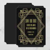 アートデコの「Save the date」結婚式招待状 招待状 (正面/裏面)