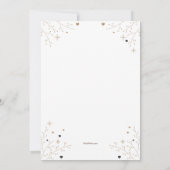 アートデコエンゲージメントフォト招待状 招待状 (裏面)