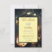 アートデコカジノバースデー遊タズカード招待状 招待状 (正面)