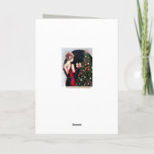 アートデコクリスマスレディヴィンテージカード シーズンカード (裏面)