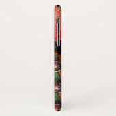 アートデコグリッタールックピンク金ゴールドグリーンブラック Case-Mate iPhoneケース (裏面/左)