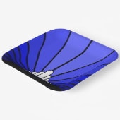 アートデコサンインブルー紙プレート ペーパープレート (傾斜あり)