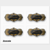 アートデコステッカー 長方形シール (シート)