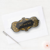 アートデコステッカー 長方形シール (封筒)