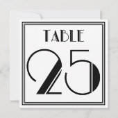 アートデコテーブルナンバー25 招待状 (裏面)