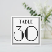 アートデコテーブルナンバー30 招待状 (スタンド正面)