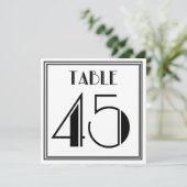 アートデコテーブルナンバー45 招待状 (スタンド正面)