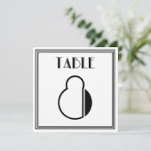 アートデコテーブルナンバー8 招待状 (スタンド正面)