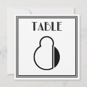 アートデコテーブルナンバー8 招待状 (裏面)