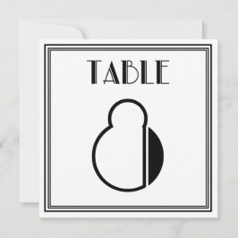 アートデコテーブルナンバー8 招待状