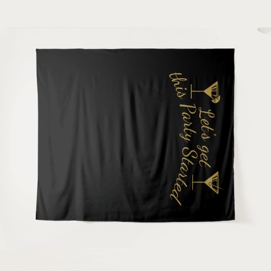 アートデコパーティーの写真撮影用背景 タペストリー (正面(横))