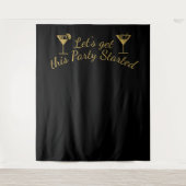 アートデコパーティーの写真撮影用背景 タペストリー (正面)