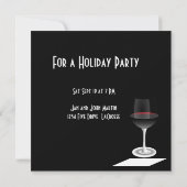 アートデコパーティー招待状 ご参加ください オーダーメイド 招待状 (裏面)