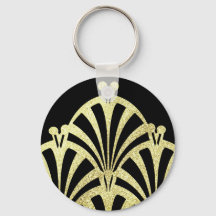 アートデコファンパターン黒金ゴールドエレガントヴィンテージ