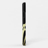 アートデコファンパターン黒金ゴールドエレガントヴィンテージ Case-Mate iPhoneケース (裏面/右)