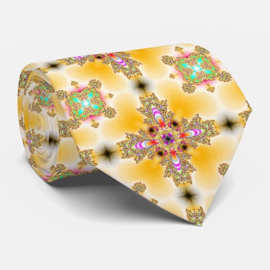 アートデコフラワーズインレトロスタイル ネクタイ (ロール)