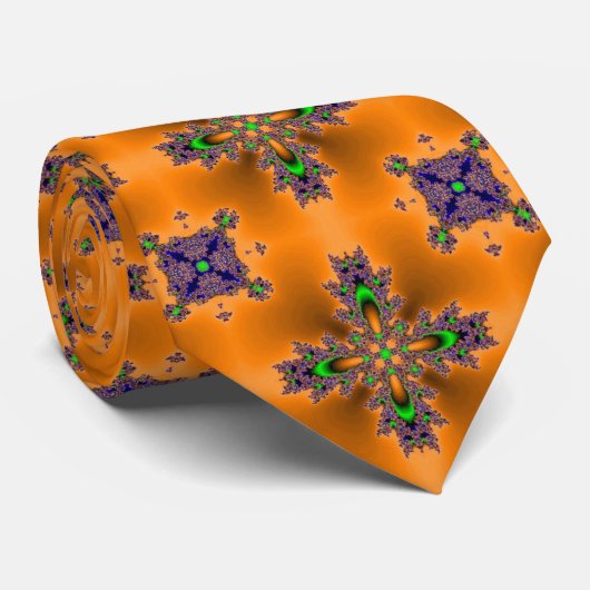 アートデコフラワーズインレトロスタイル ネクタイ (ロール)