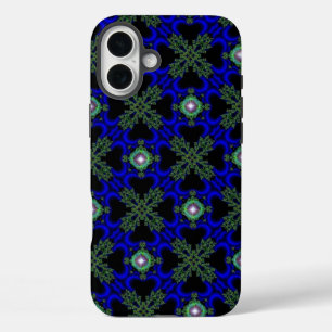 アートデコフラワーズインレトロスタイル iPhone 16 PLUSケース