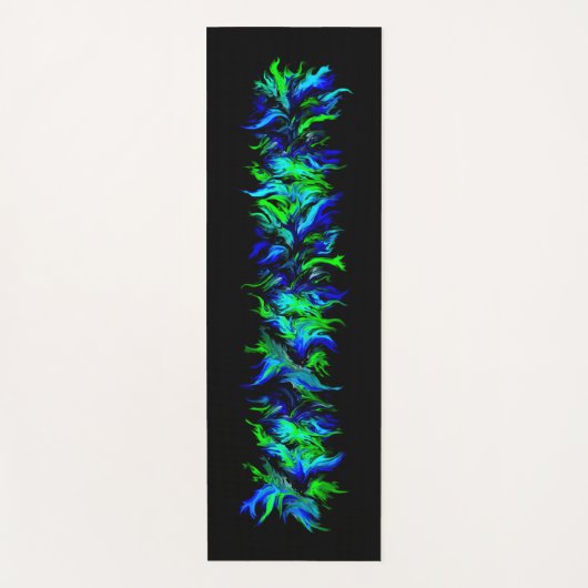 アートデコフレイムインレインボースタイル ヨガマット (正面)