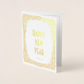 アートデコフレーム新年おめでとう 箔カード (正面)