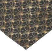 アートデコブラック金ゴールドタイル模様 テーブルクロス (アングル)