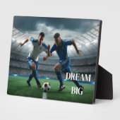 アートデコプレート-サッカー フォトプラーク (側面)