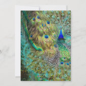 アートデコペコック グラム オールドハリウッド バースデーパーティ 招待状 (裏面)