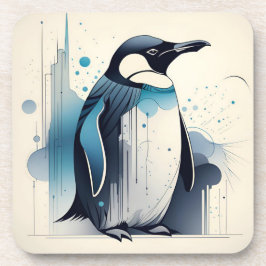 アートデコペンギン ハードプラスチックコースターセット コースター