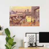 アートデコルーフトップチルアウト ポスター (ホームオフィス)