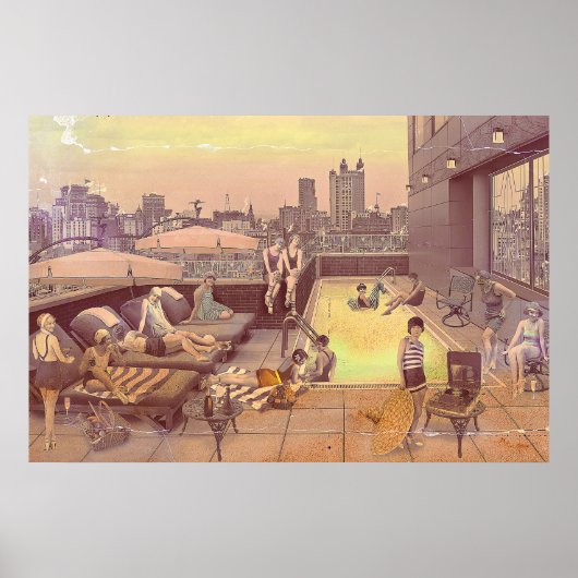 アートデコルーフトップチルアウト ポスター (正面)